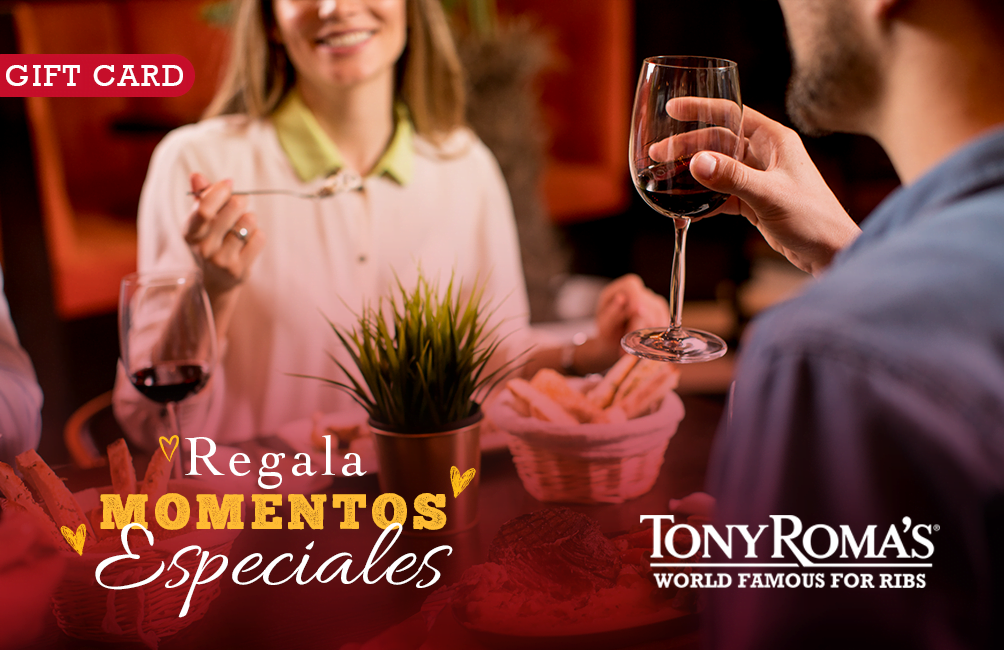 Tony Romas Zona Rosa – GiftCards El Salvador