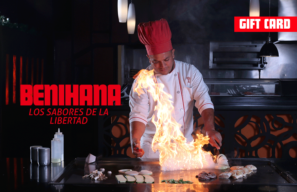 Benihana Inolvidable GiftCards El Salvador